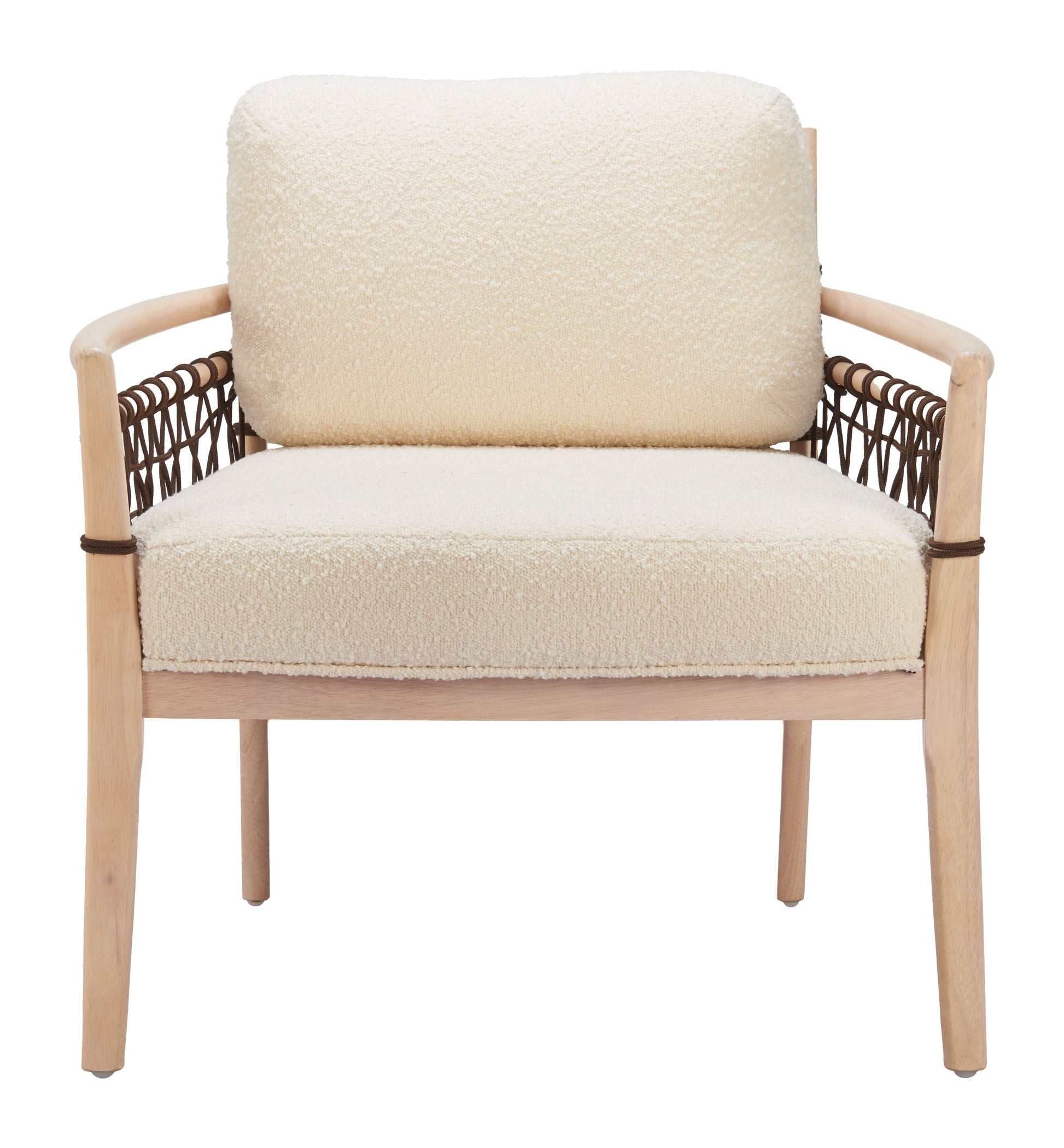 Wezly Ivory Accent Chair - Ornate Home
