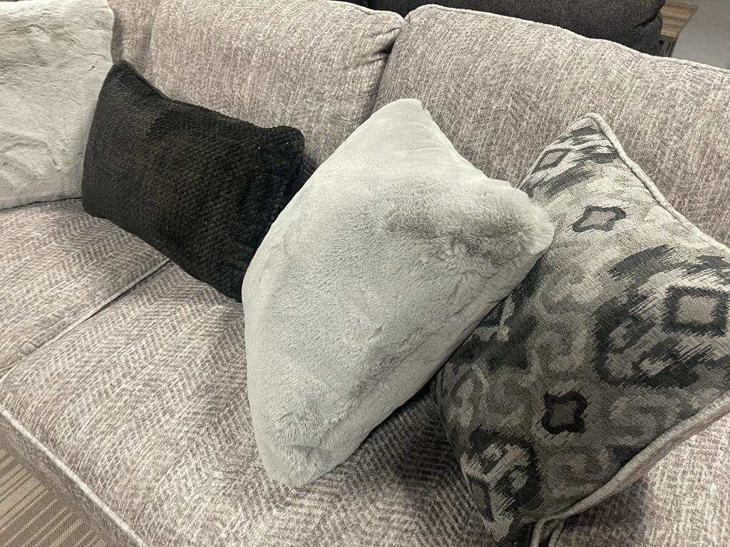 Mercado Pewter Stationary Sofa