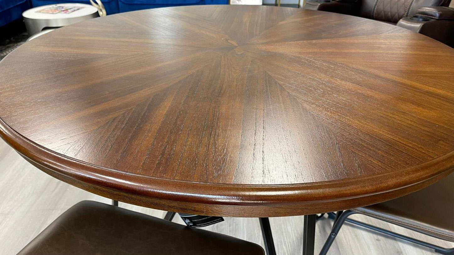 Centiar Two-tone Brown Round Dining Table