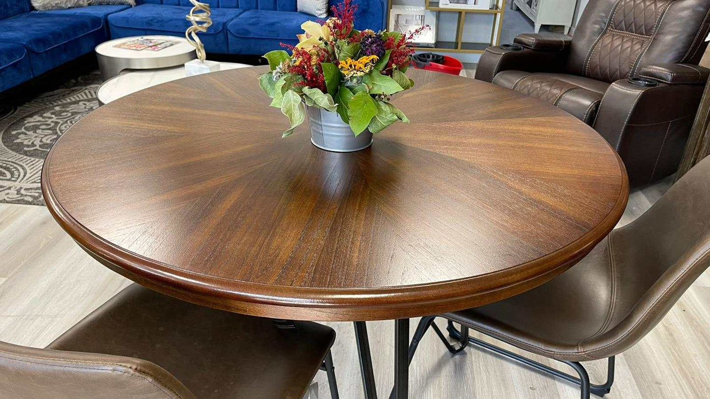 Centiar Two-tone Brown Round Dining Table