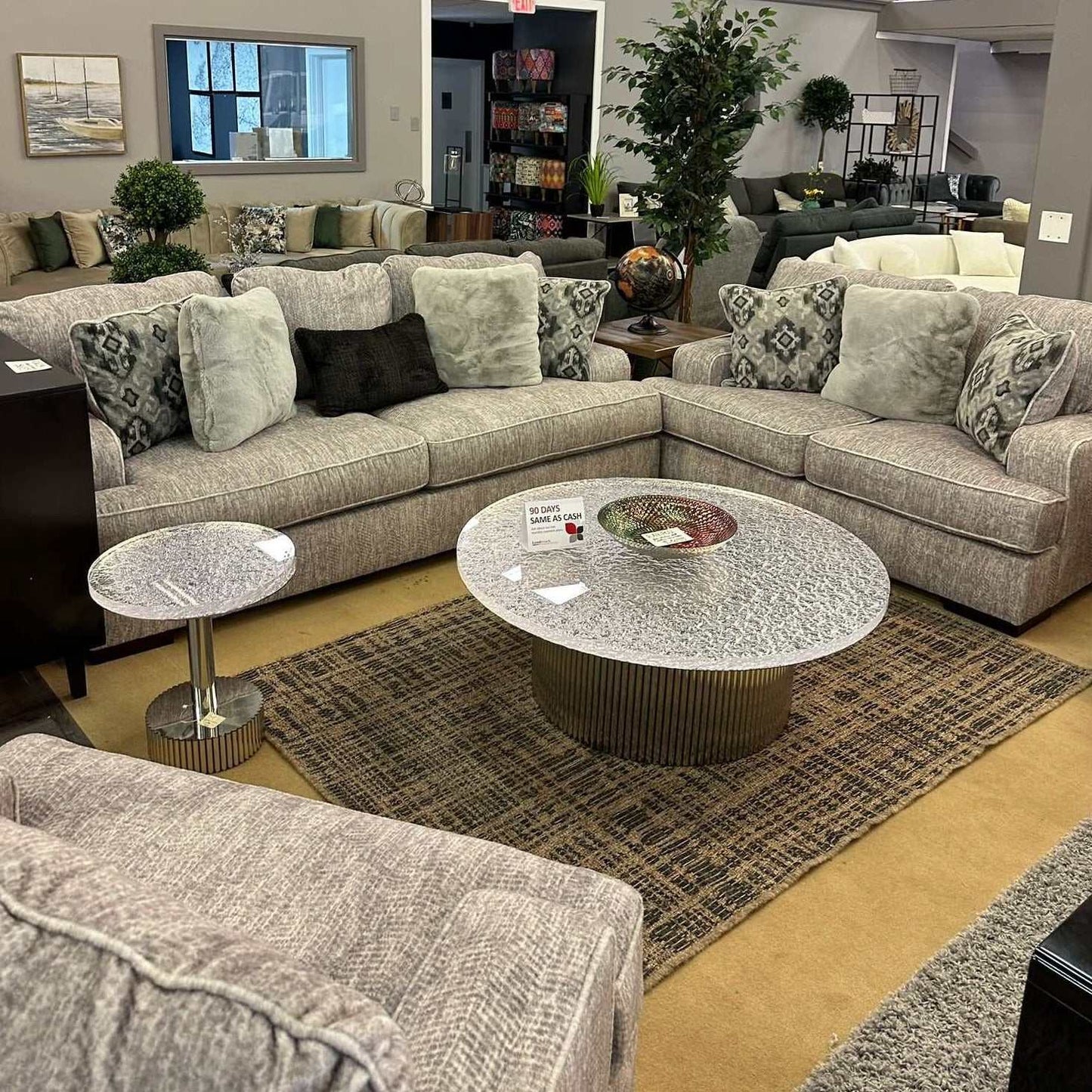 Mercado Pewter Sofa & Loveseat / 2pc Set