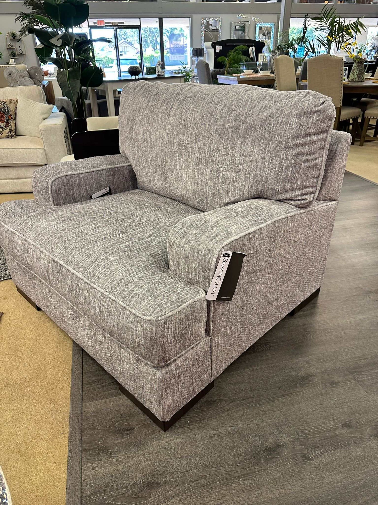 Mercado Pewter Oversized Chair