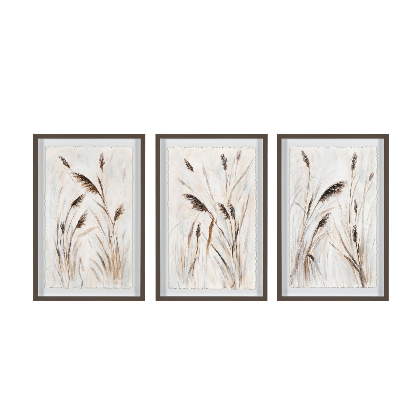 Whispful Thinking Brown/White Wall Art - Ornate Home