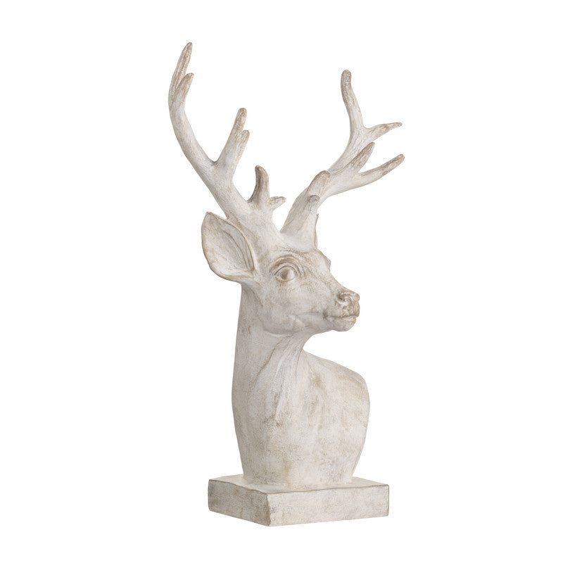 Whitby White Hart Sculpture - Ornate Home