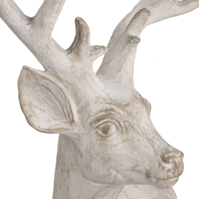 Whitby White Hart Sculpture - Ornate Home