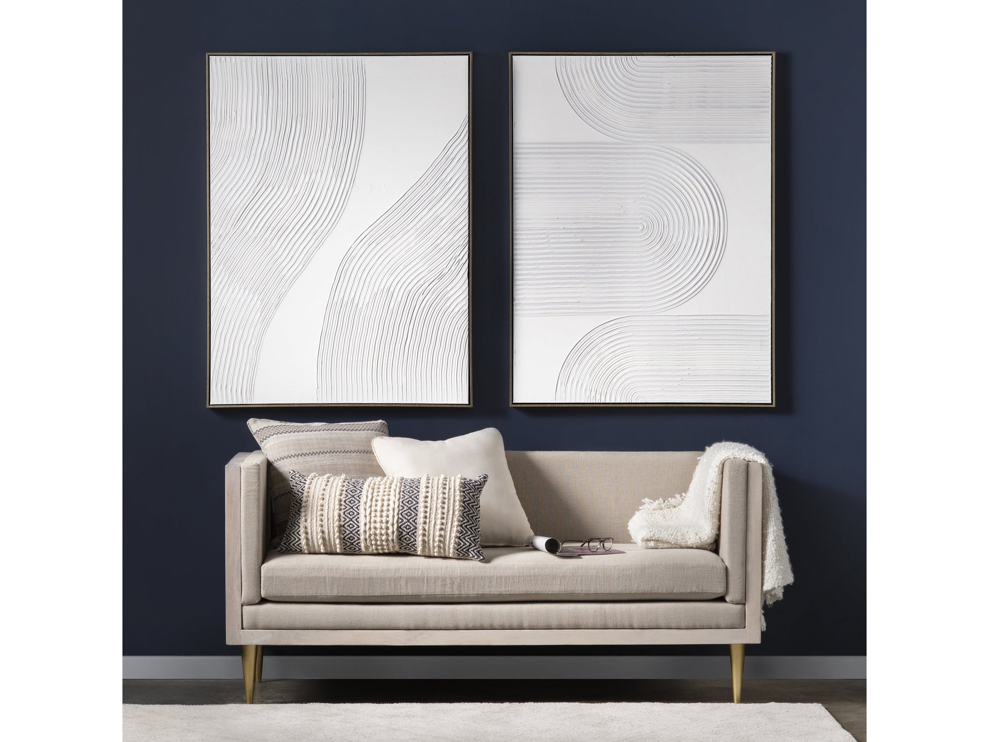 White Ways White Canvas - Ornate Home