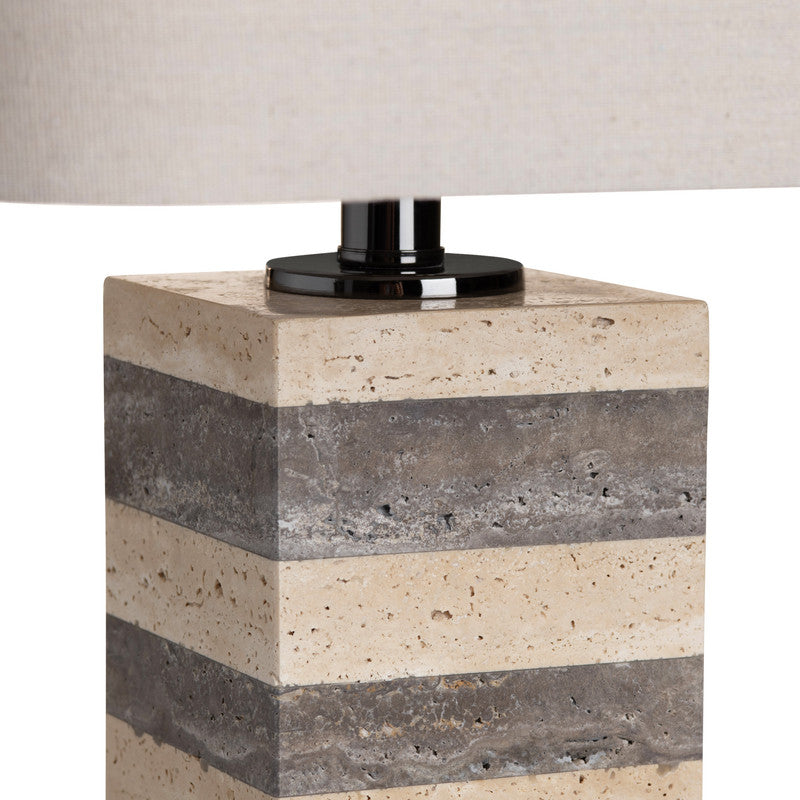 Whitlow Oatmeal/Tan Table Lamp - Ornate Home