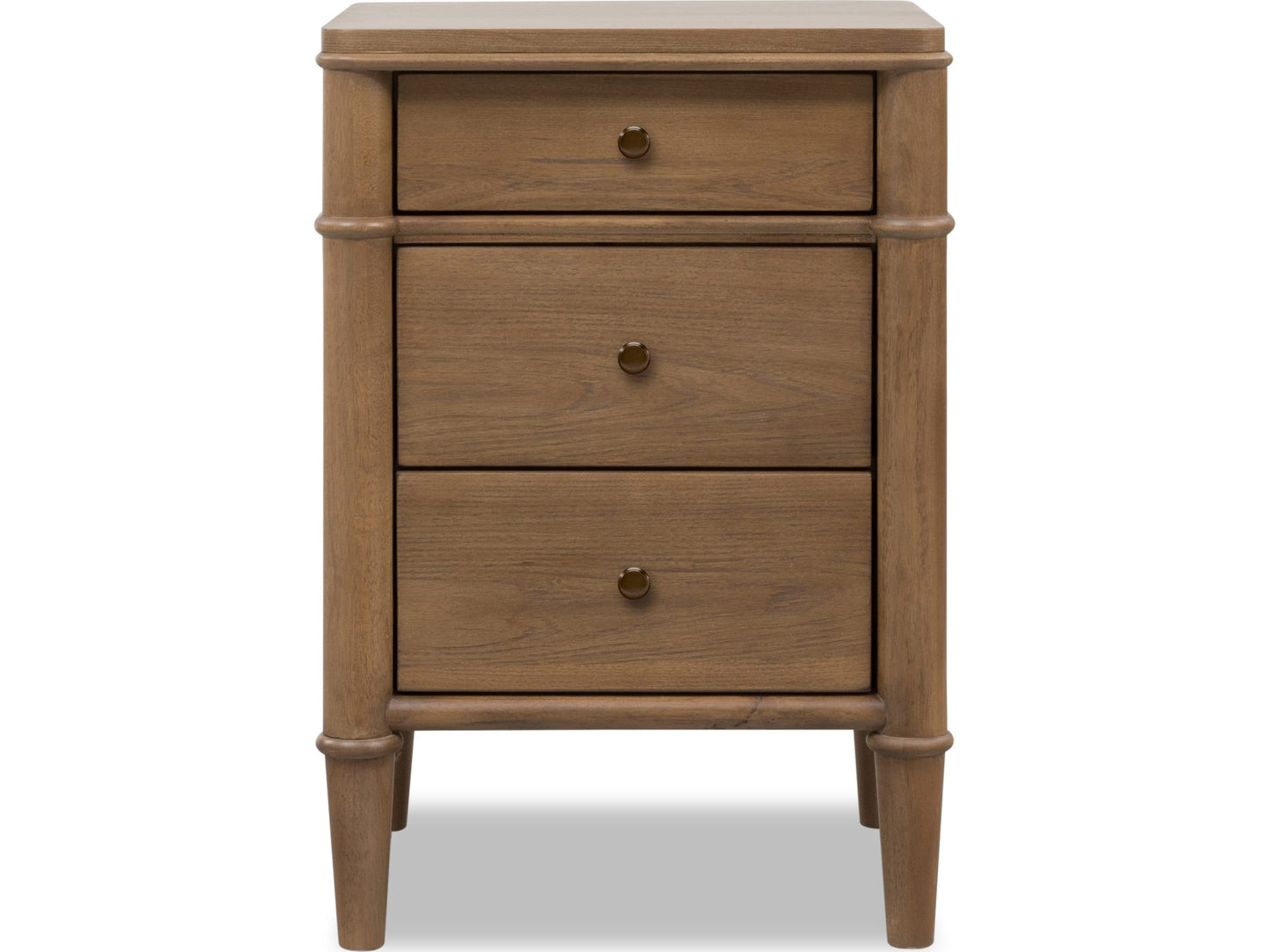Whitmore Claystone 3-Drawer Nightstand - Ornate Home