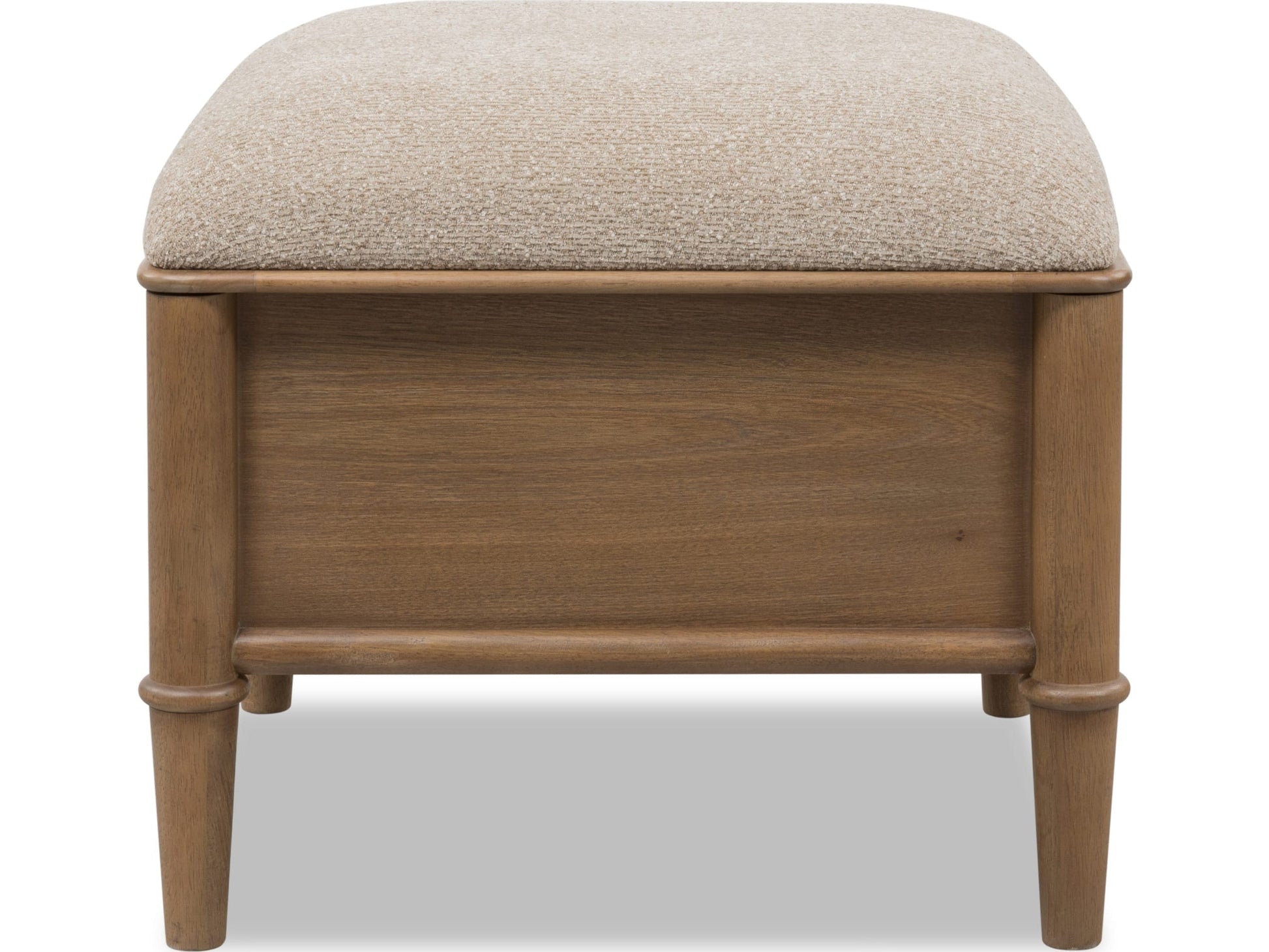 Whitmore Claystone Storage Ottoman - Ornate Home