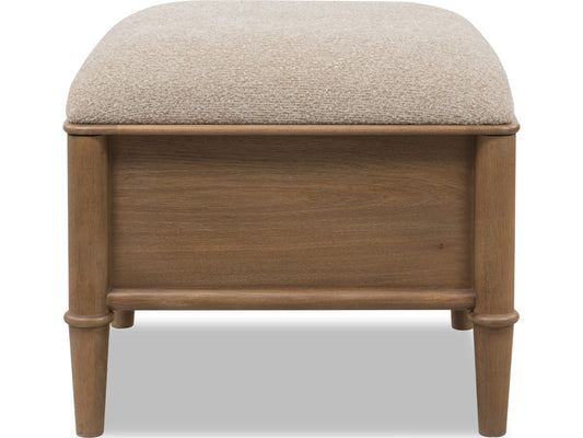 Whitmore Claystone Storage Ottoman - Ornate Home