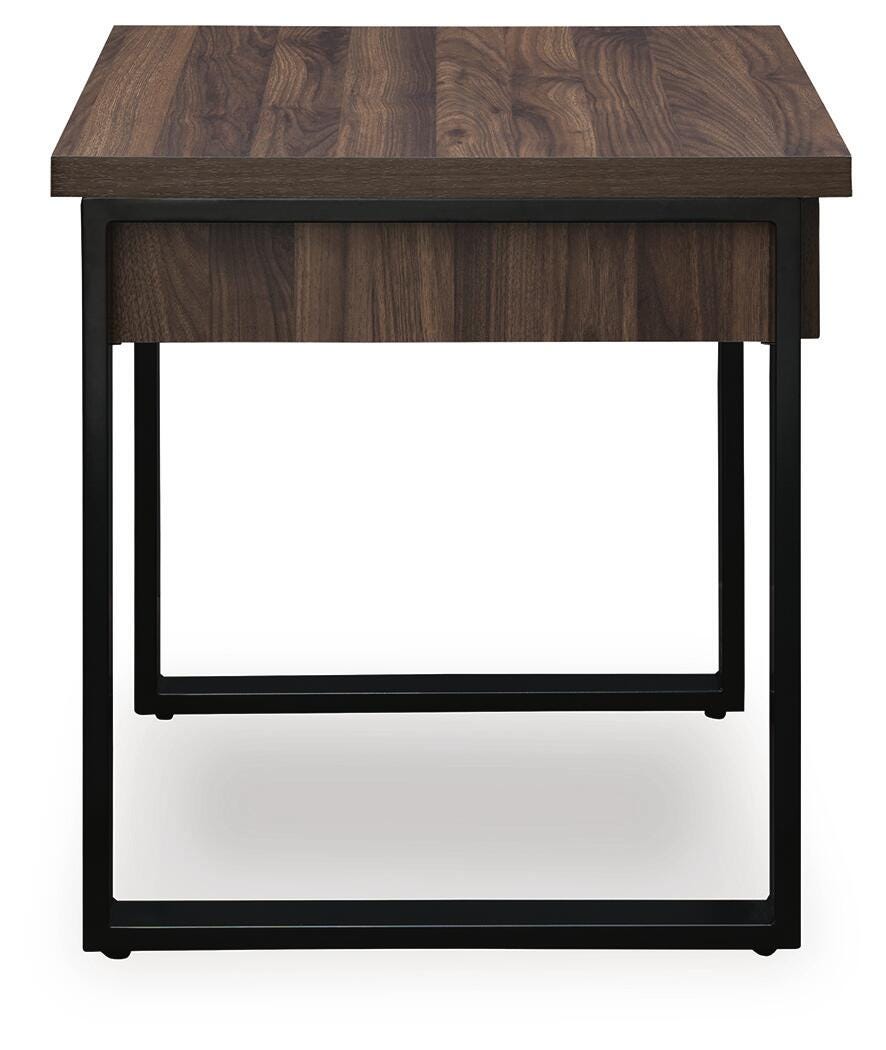 Wickman Falls Dark Brown End Table- Viva Furn