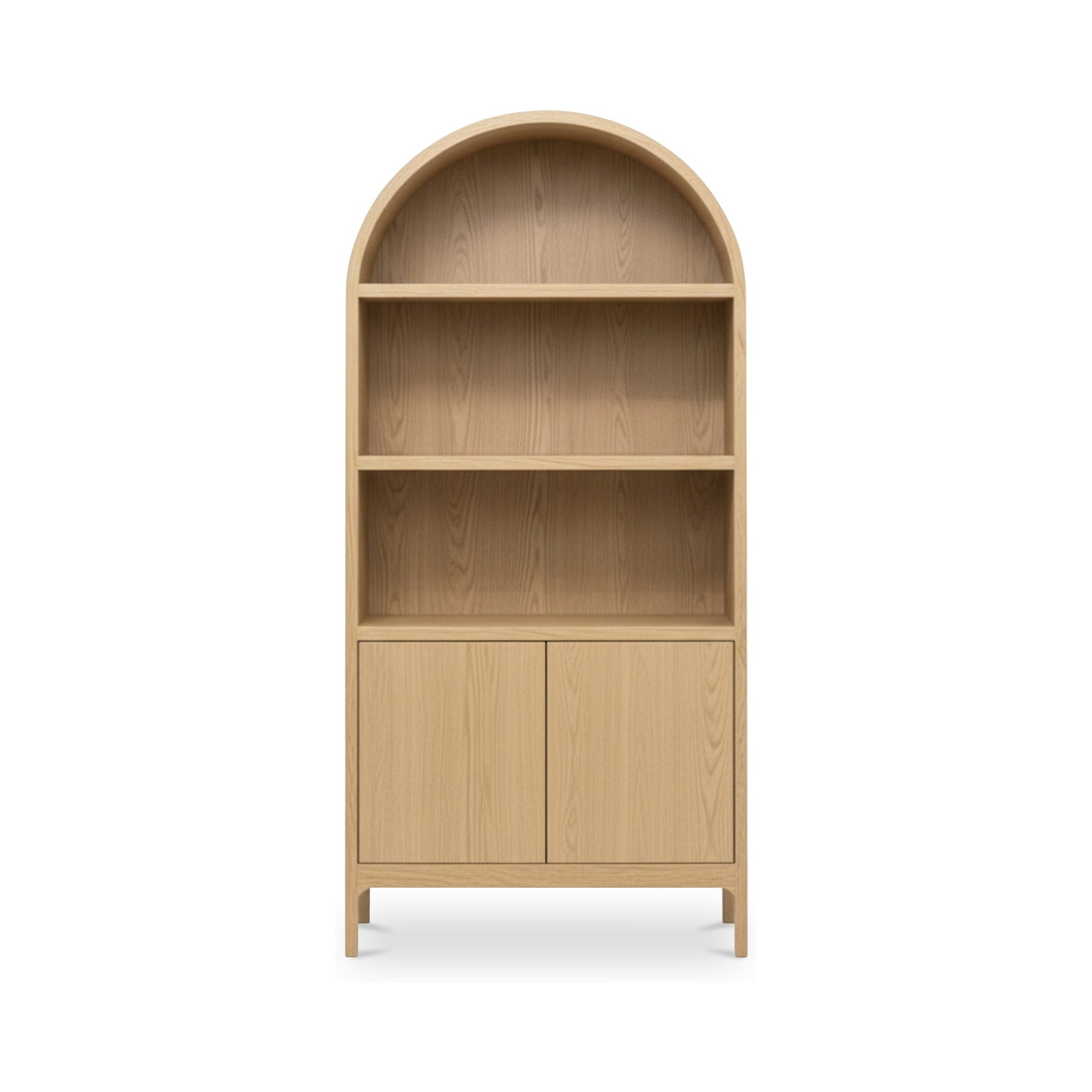 Wilde Natural Display Cabinet - Ornate Home