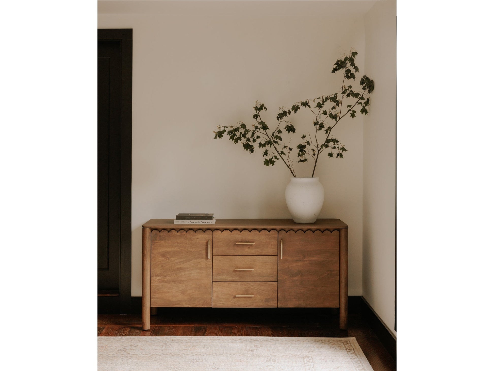 Wiley Vintage Brown 3 Drawer Sideboard - Ornate Home