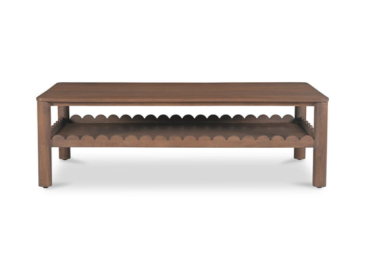 Wiley Vintage Brown Coffee Table - Ornate Home