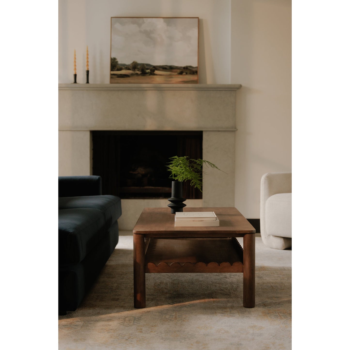 Wiley Vintage Brown Coffee Table - Ornate Home