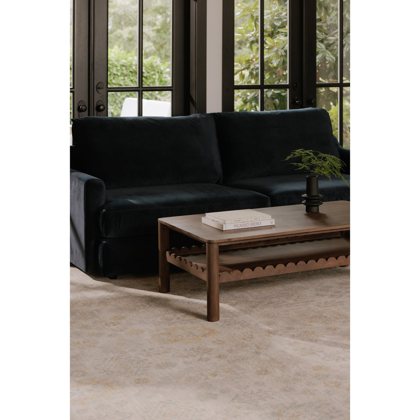 Wiley Vintage Brown Coffee Table - Ornate Home