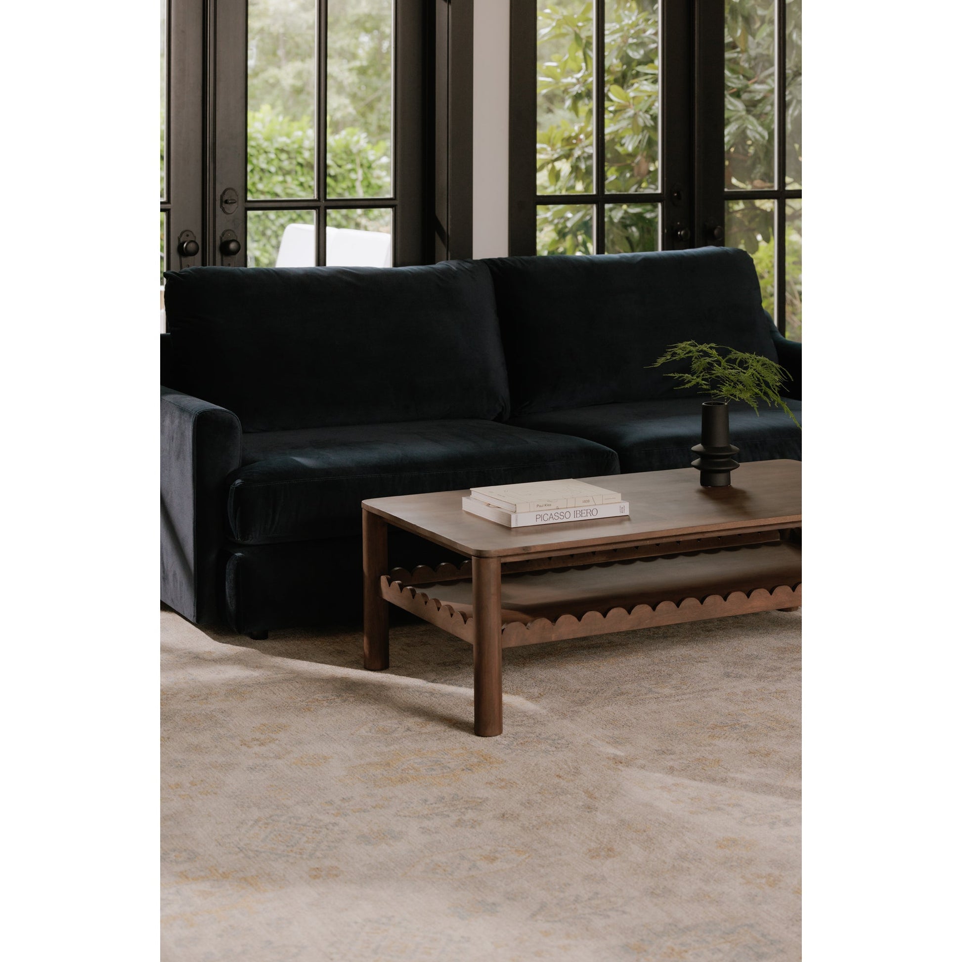 Wiley Vintage Brown Coffee Table - Ornate Home