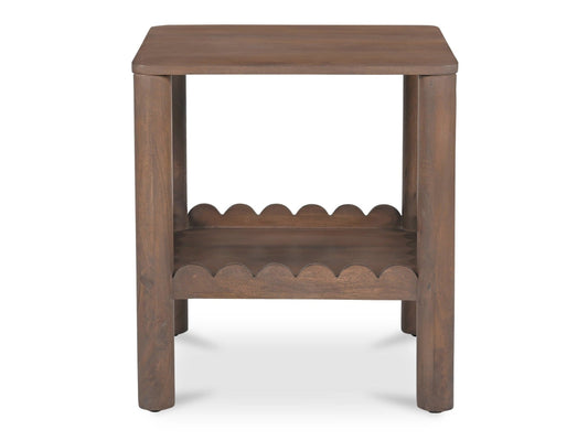 Wiley Vintage Brown Side Table - Ornate Home