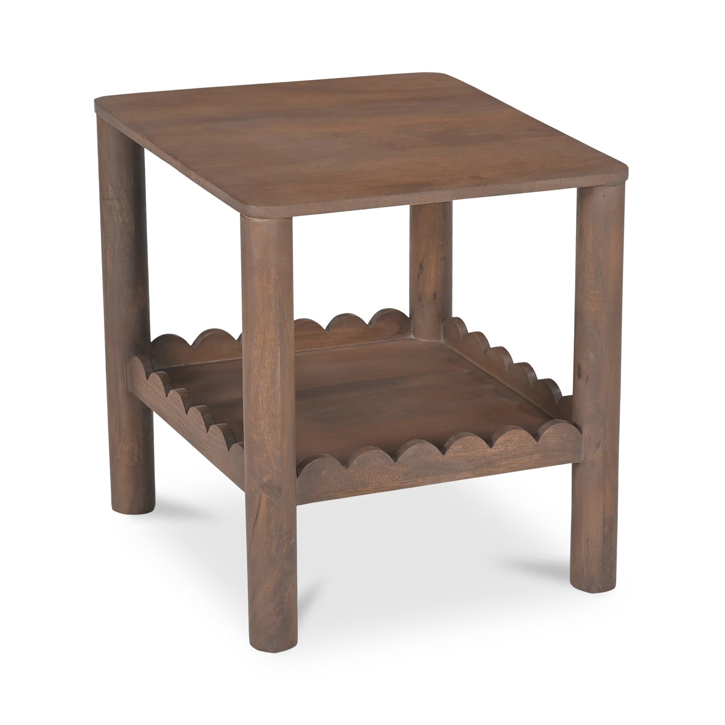 Wiley Vintage Brown Side Table - Ornate Home