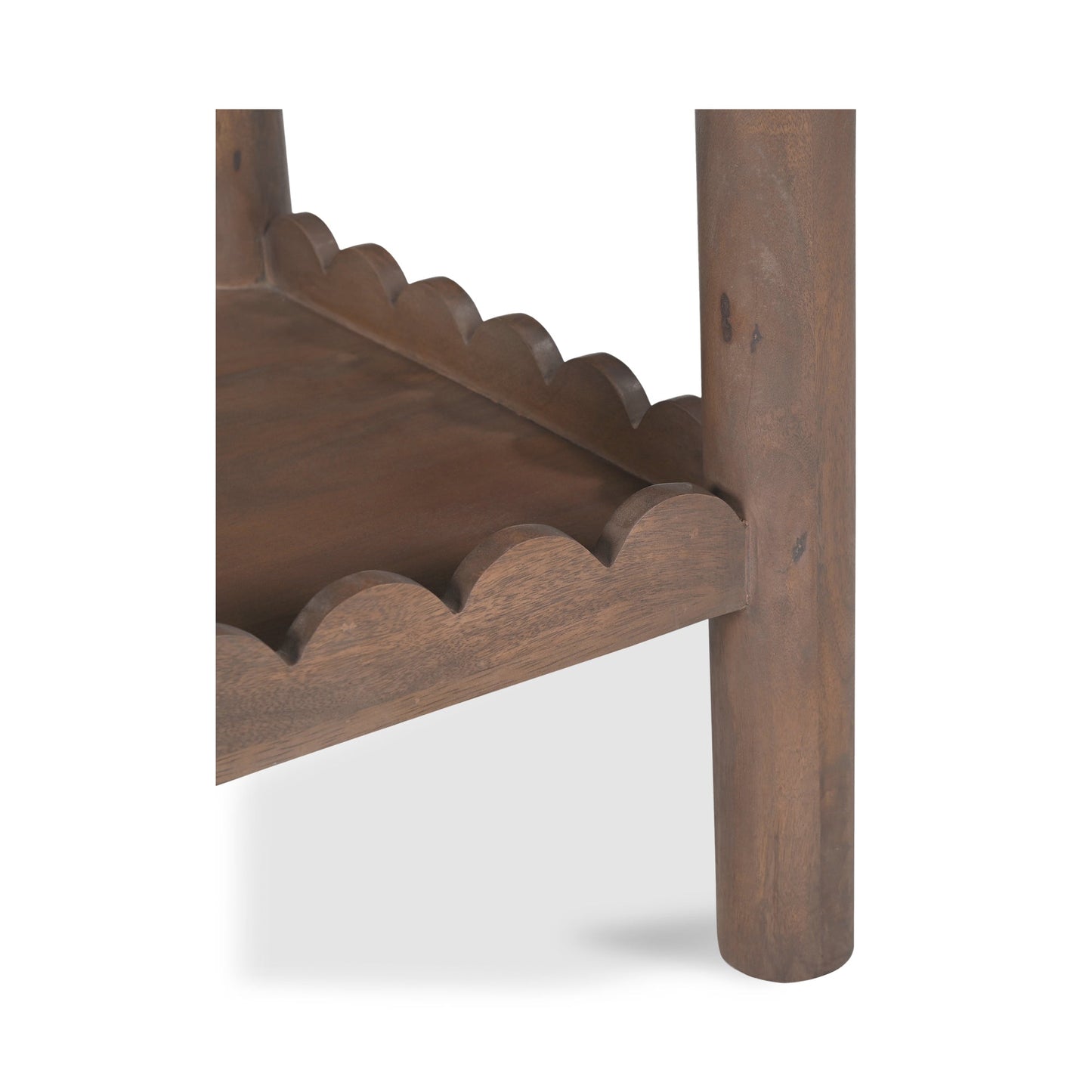 Wiley Vintage Brown Side Table - Ornate Home