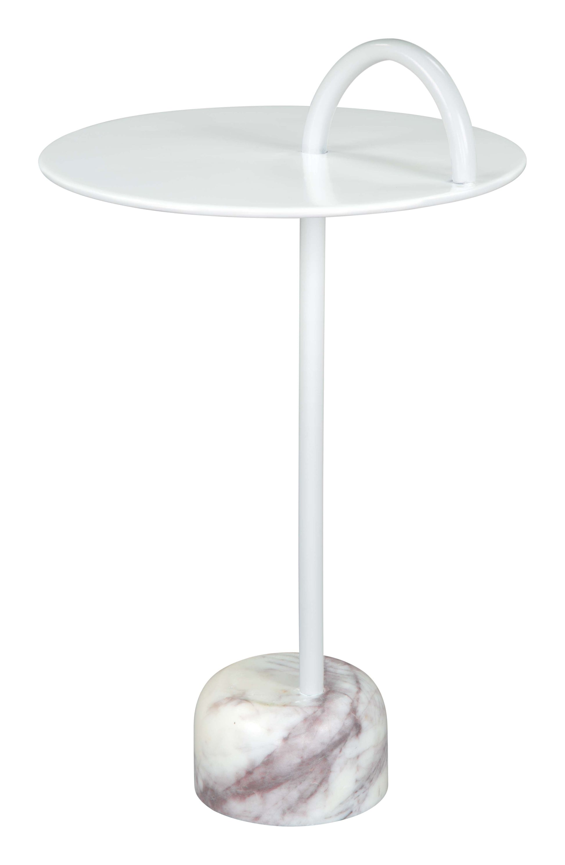 Will White Side Table - Ornate Home