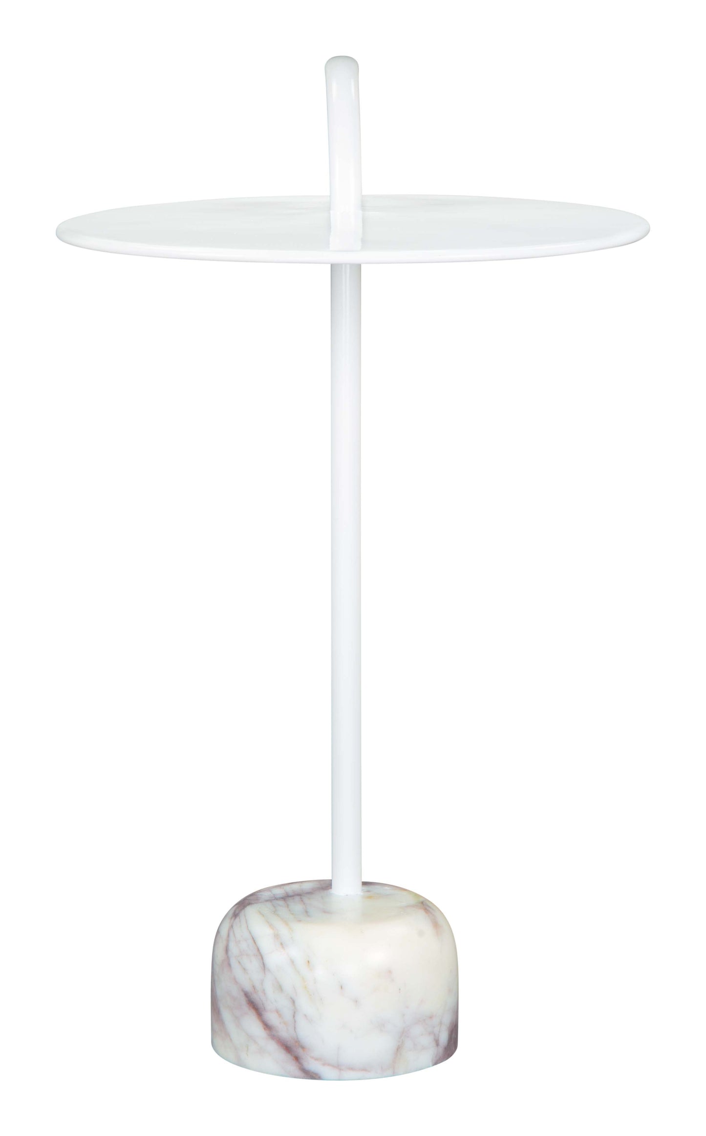 Will White Side Table - Ornate Home