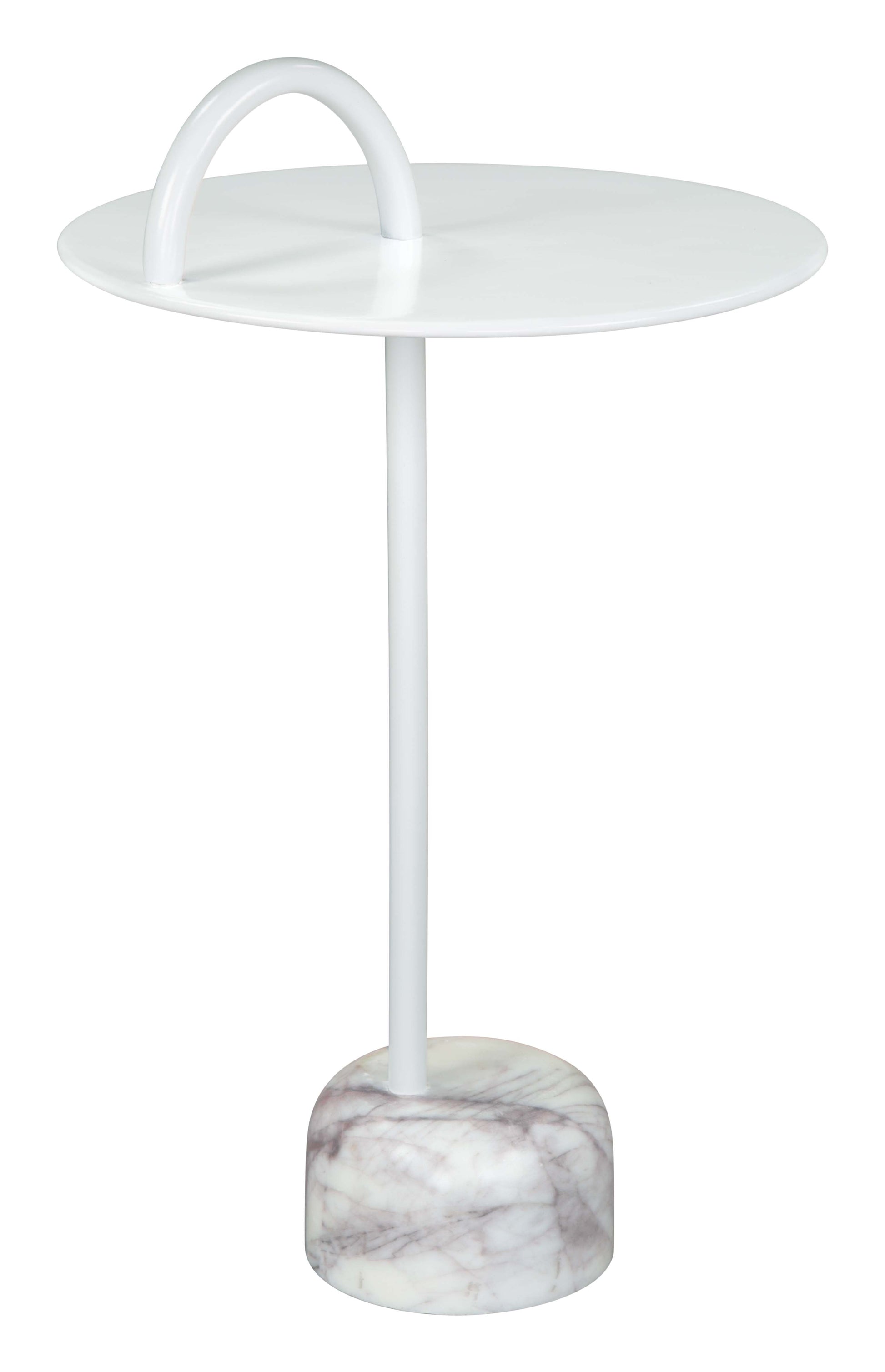 Will White Side Table - Ornate Home