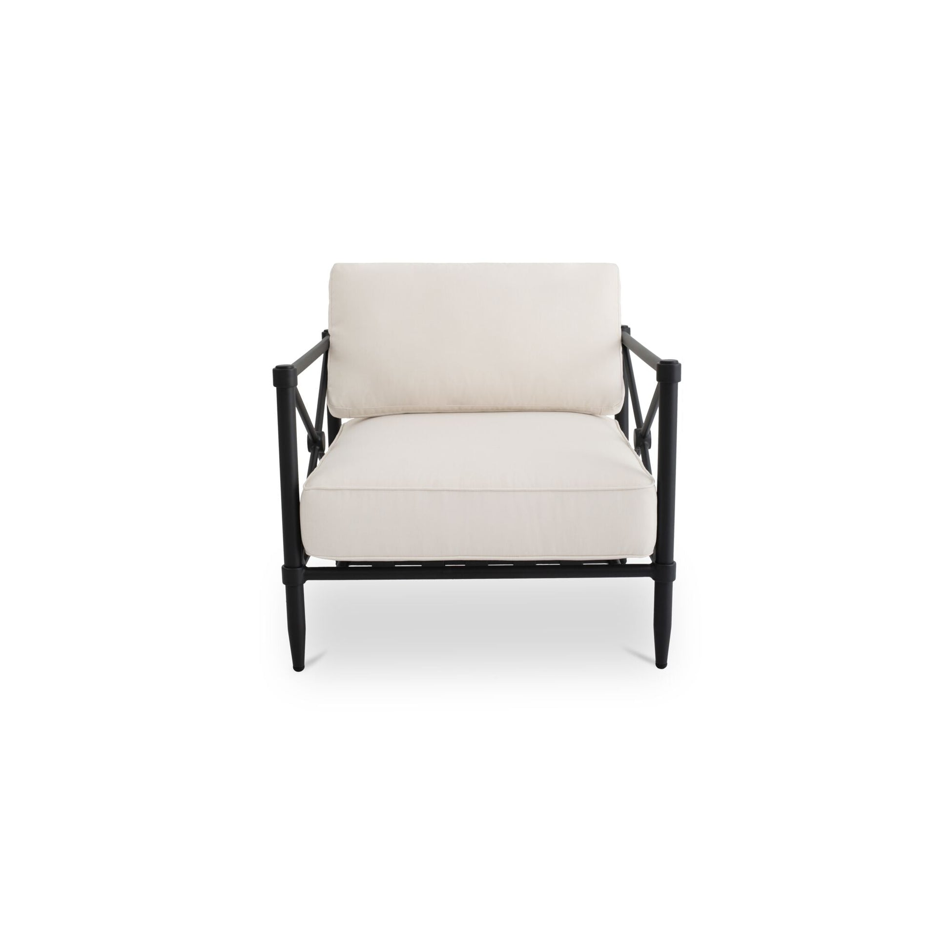 Willow Cream Outdoor Accent Chair - Ornate Home