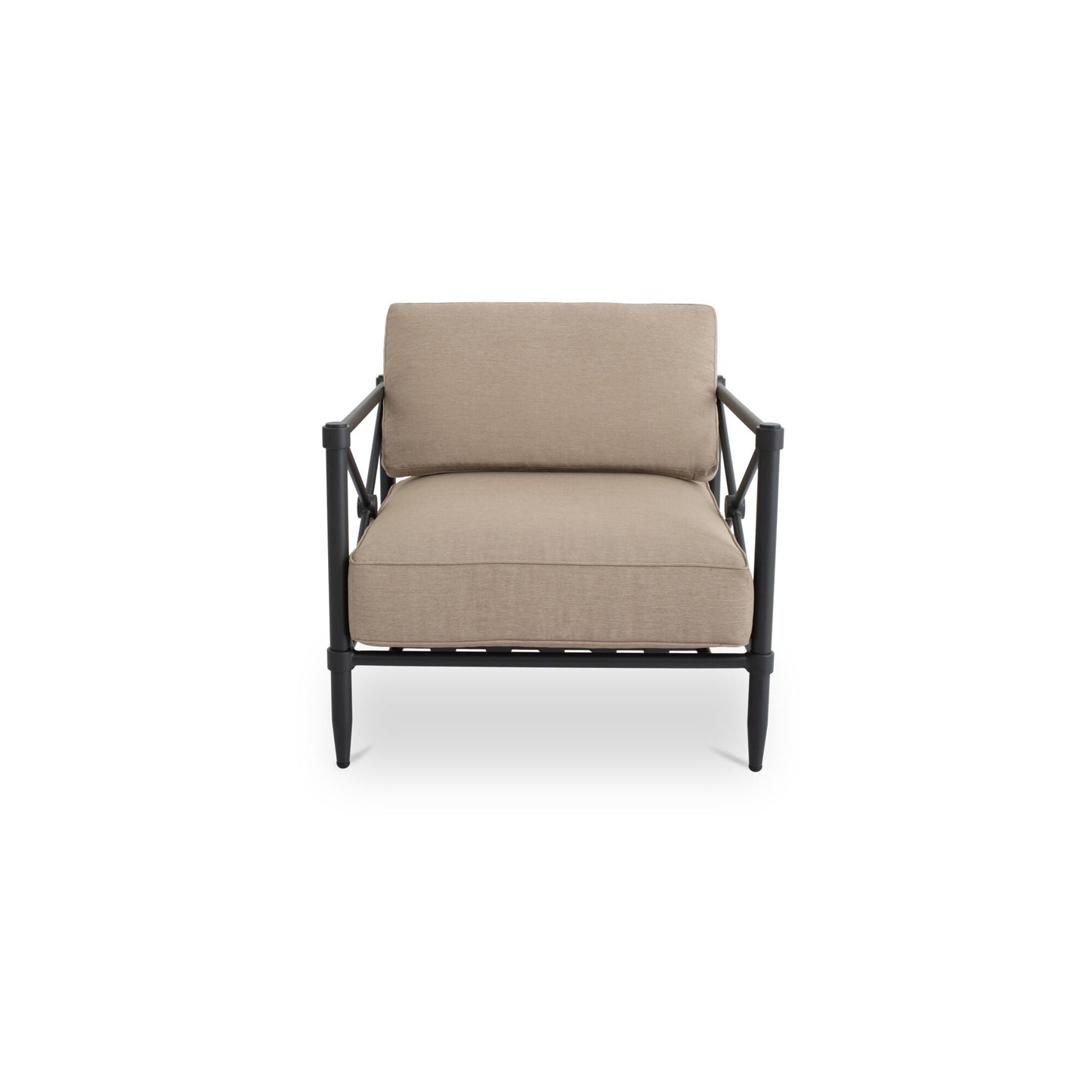 Willow Light Brown Outdoor Accent Chair - Ornate Home