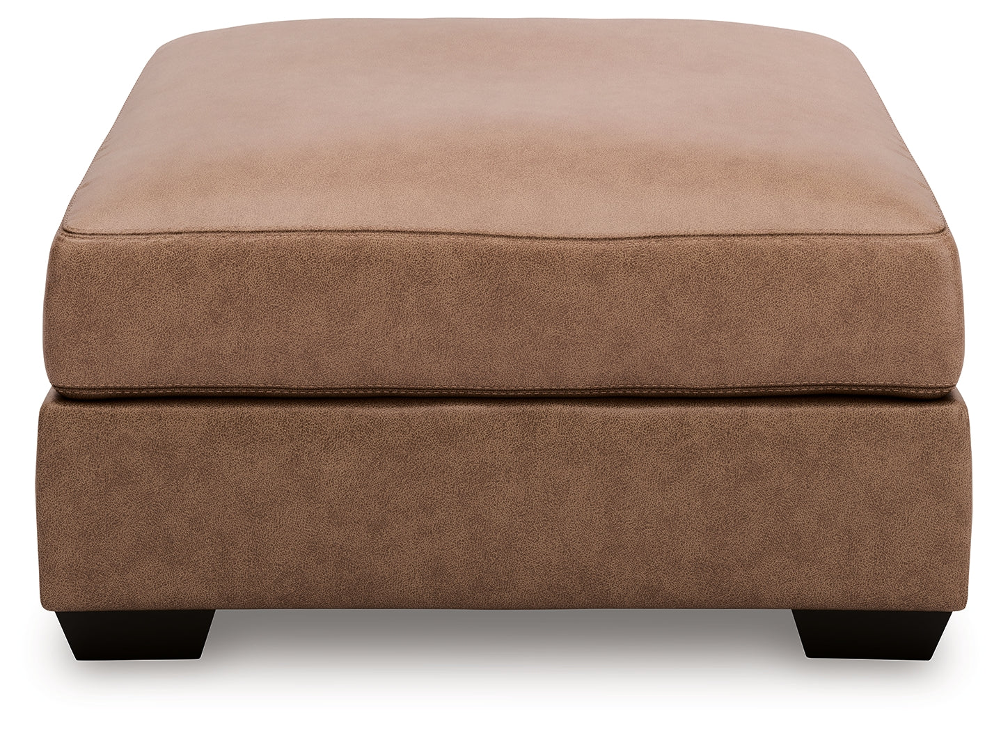 WillowBend Caramel Oversized Accent Ottoman- Viva Furn