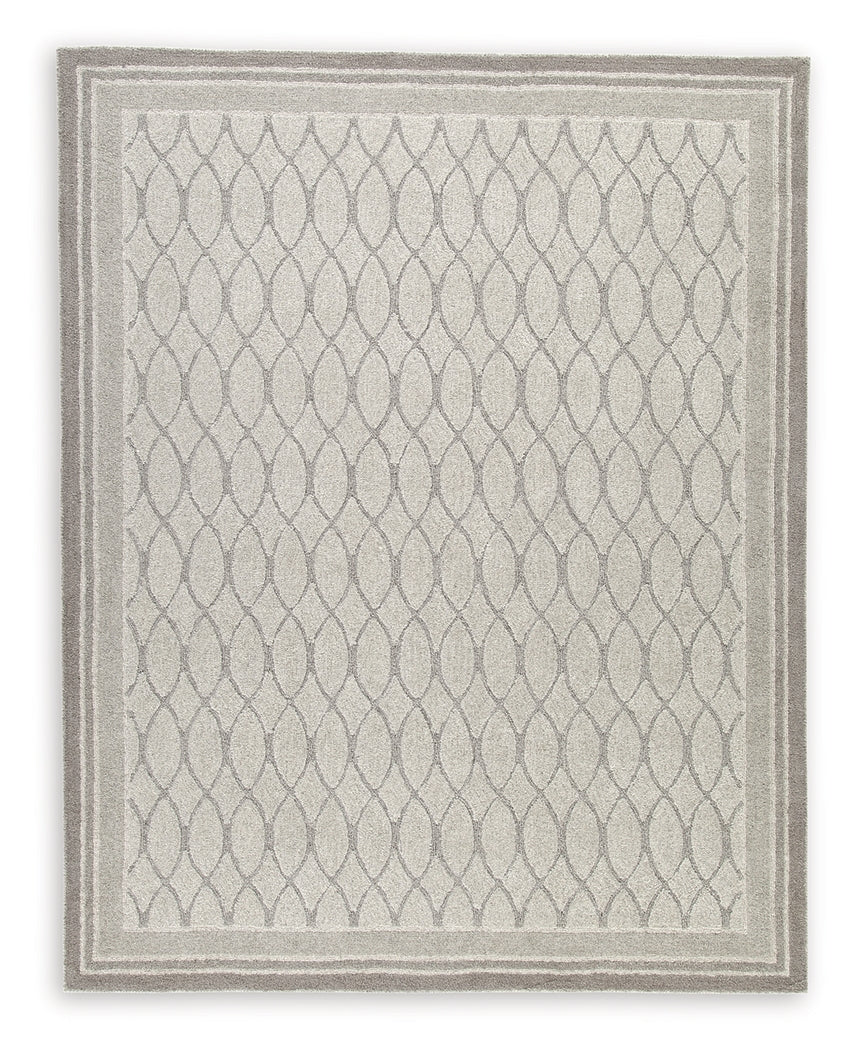 Wimney Gray Large Rug- Viva Furn