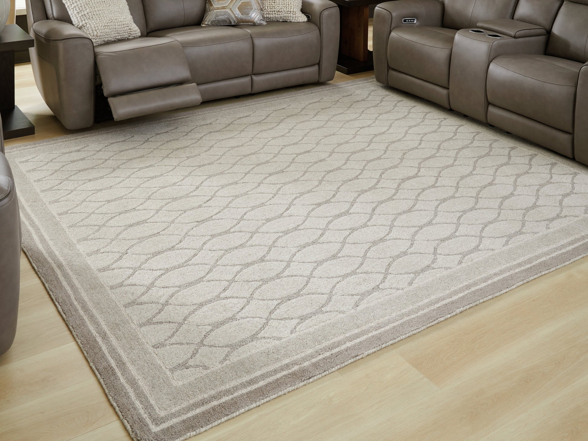 Wimney Gray Large Rug- Viva Furn