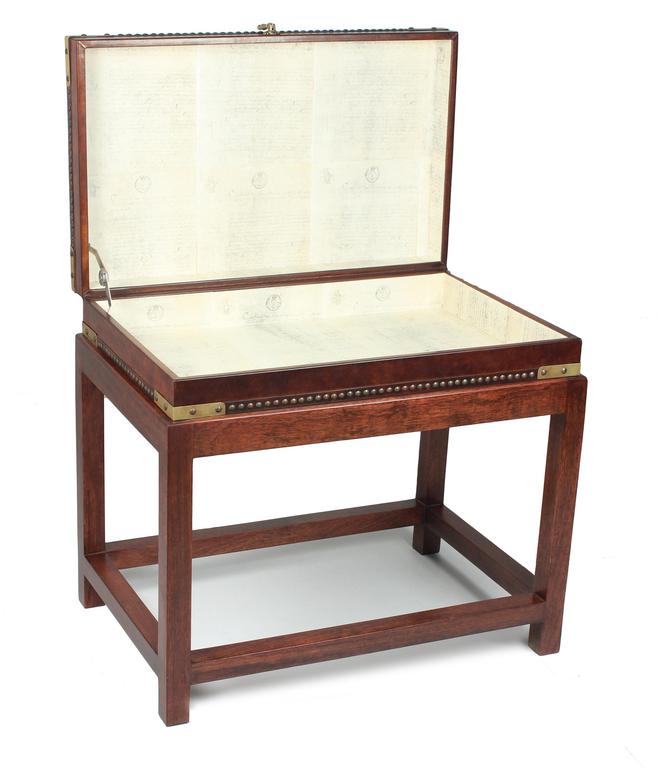 Winchester Brown Box On Stand - Ornate Home