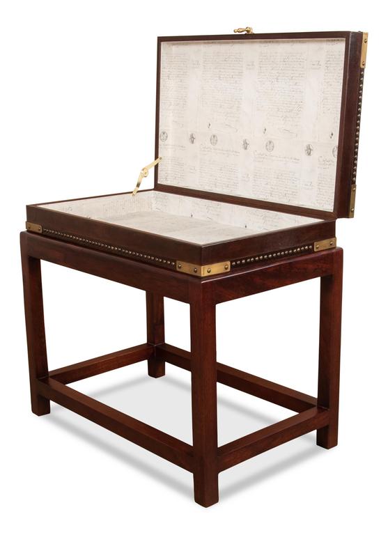 Winchester Brown Box On Stand - Ornate Home