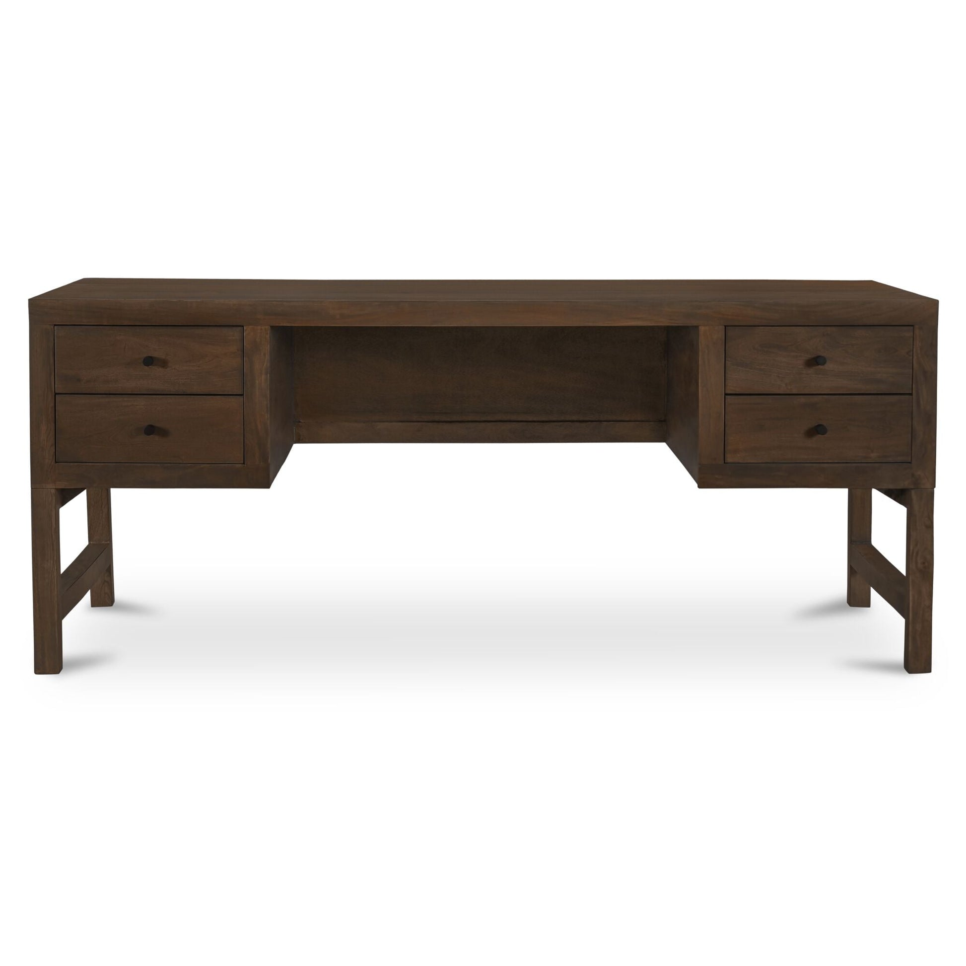 Windsor Dark Brown Desk - Ornate Home