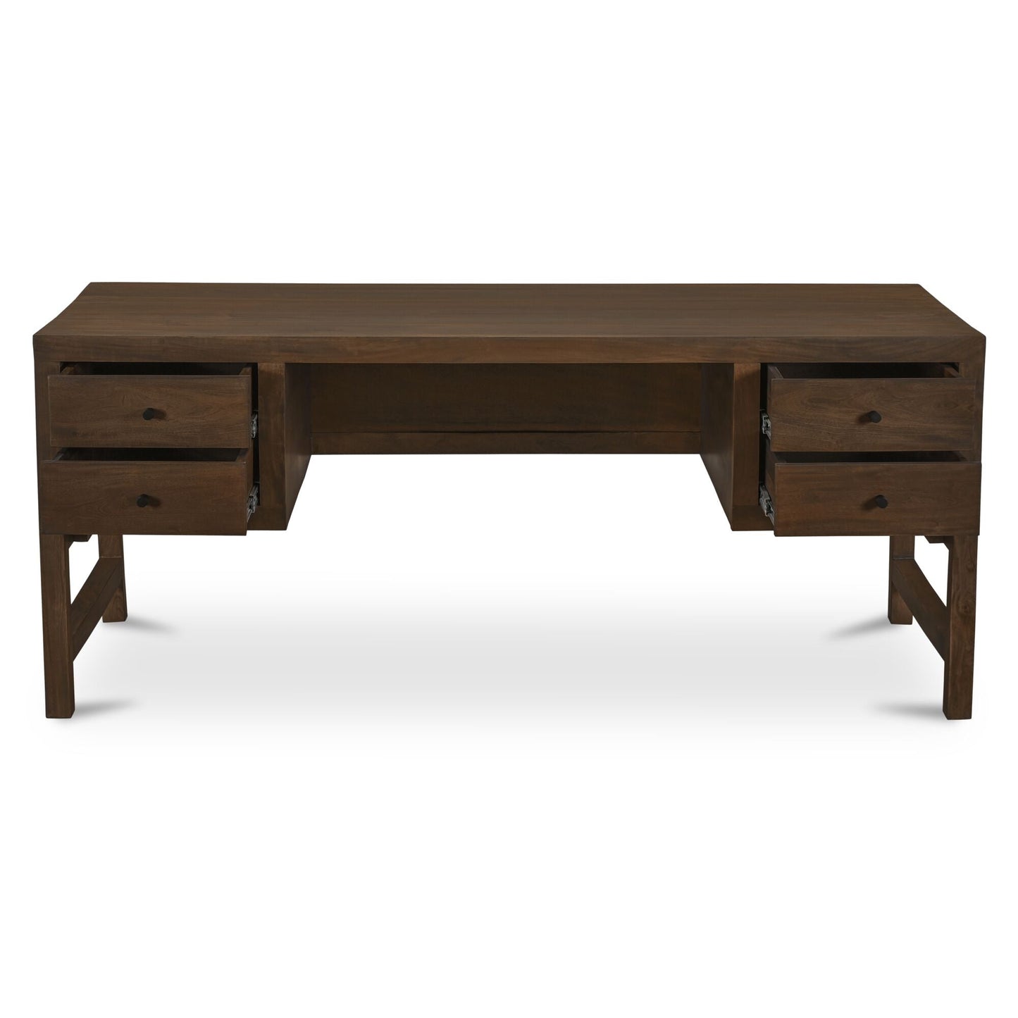 Windsor Dark Brown Desk - Ornate Home