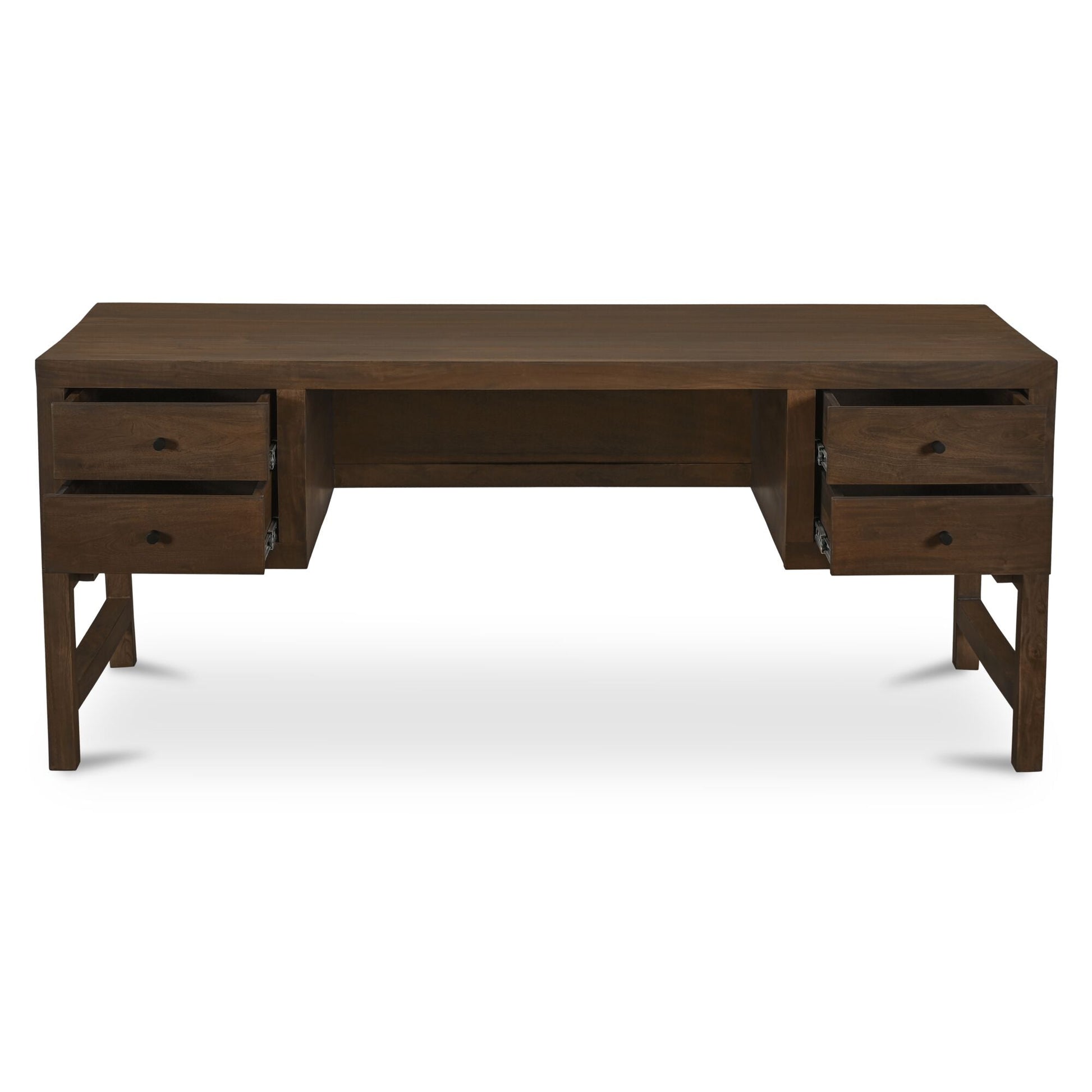Windsor Dark Brown Desk - Ornate Home