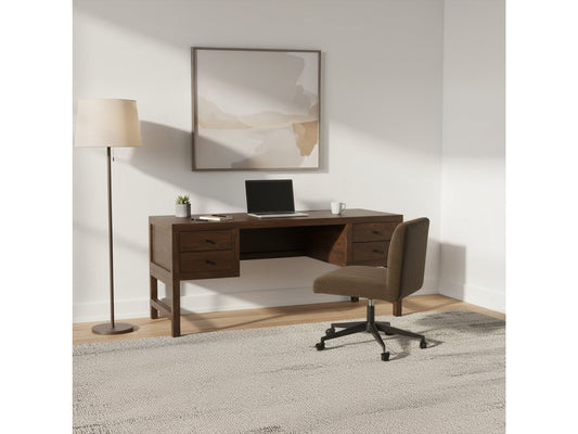 Windsor Dark Brown Desk - Ornate Home
