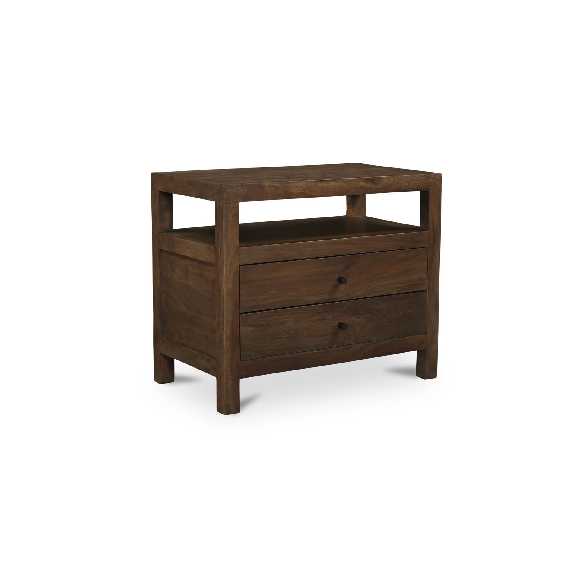 Windsor Dark Brown Nightstand - Ornate Home