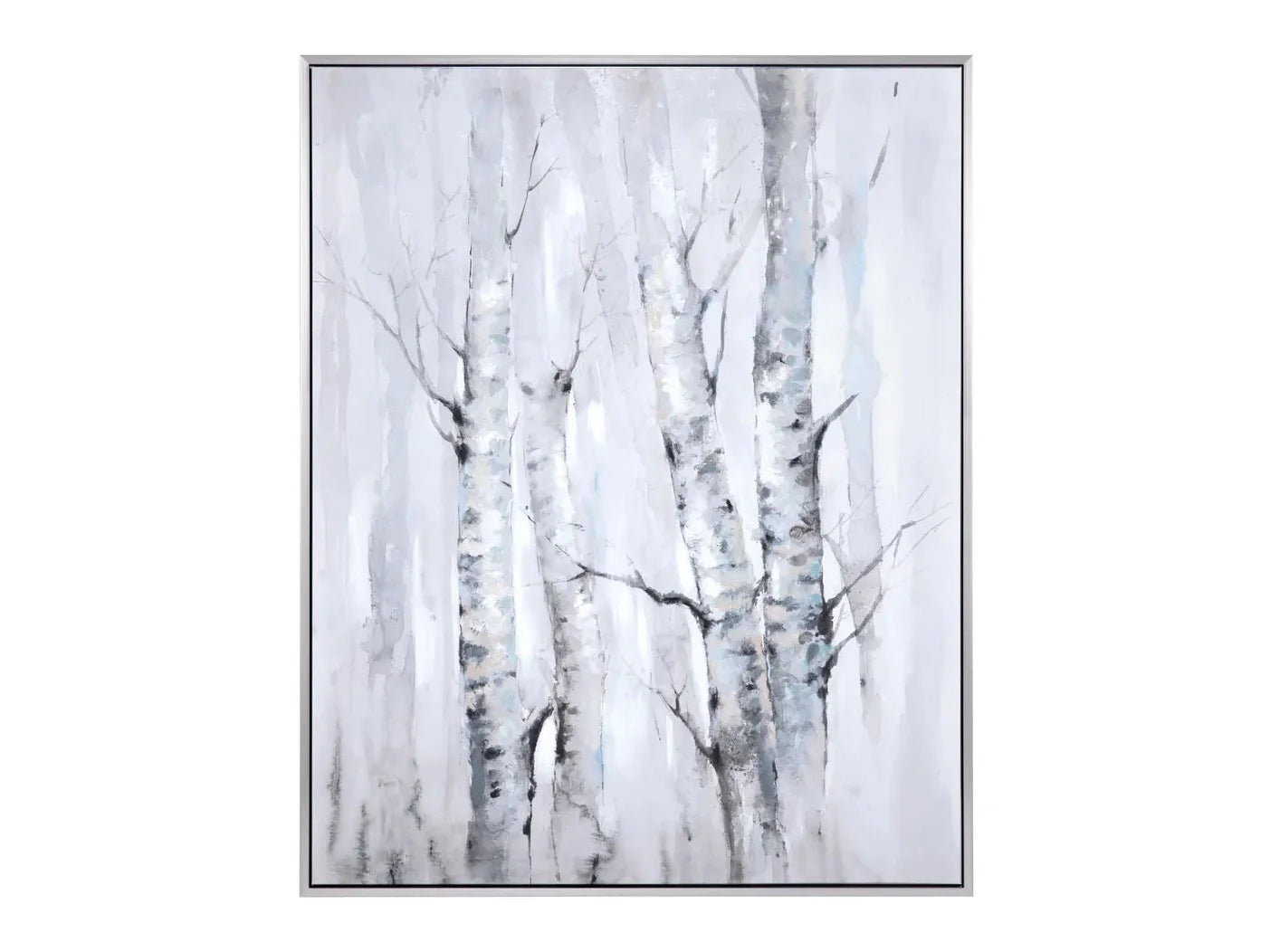 Winter Days Grey/Blue Canvas - Ornate Home
