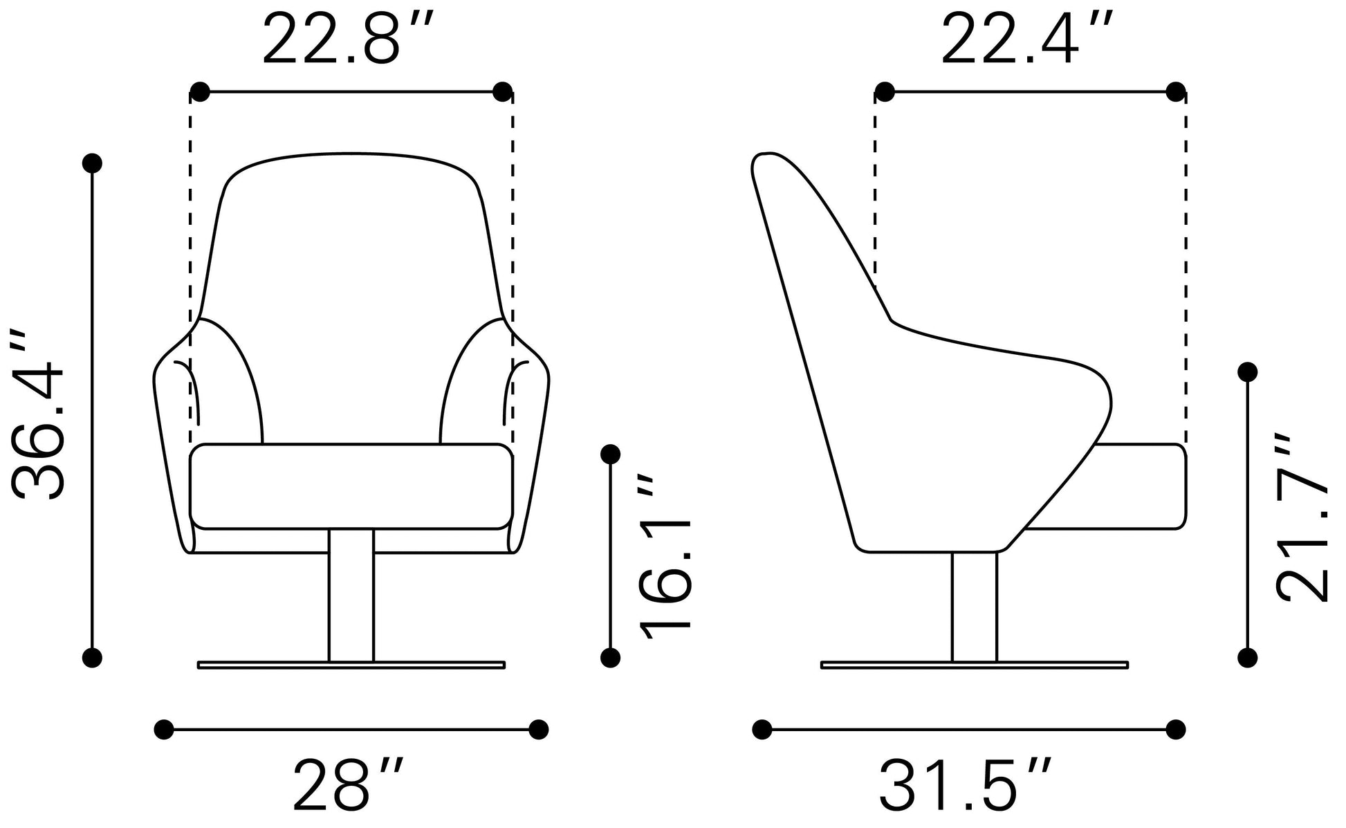 Withby Brown Accent Chair - Ornate Home