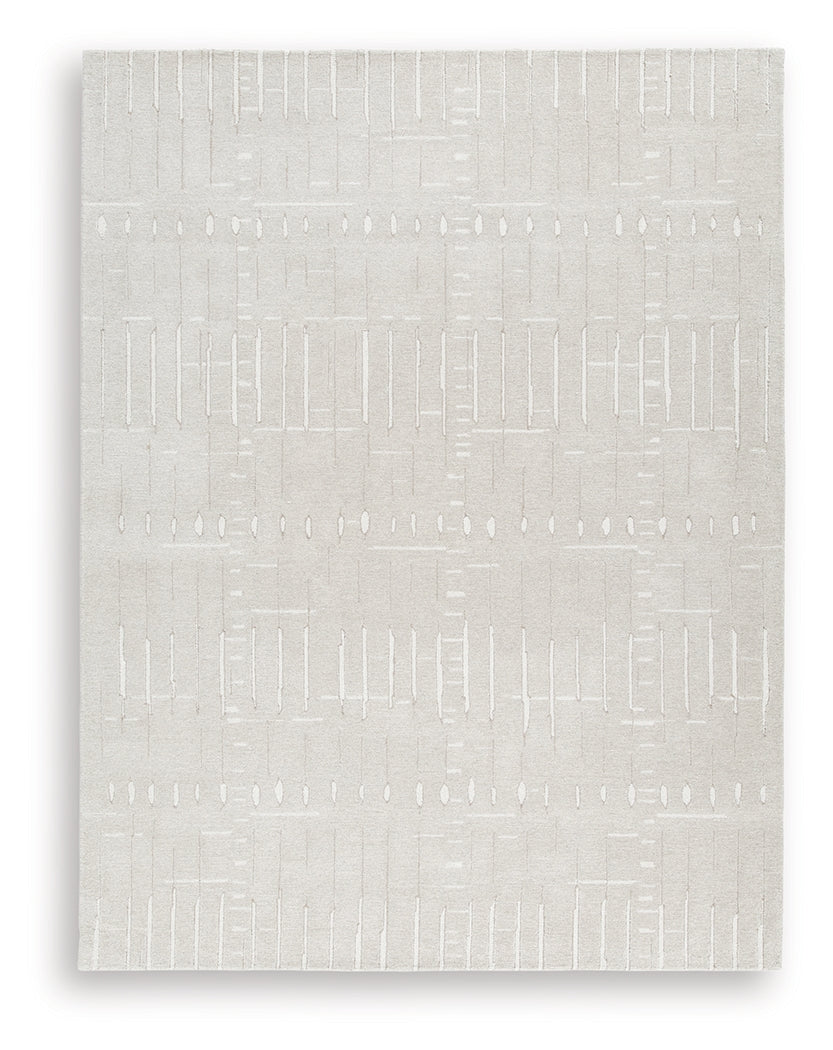 Wolbert Tan/Ivory Large Rug- Viva Furn