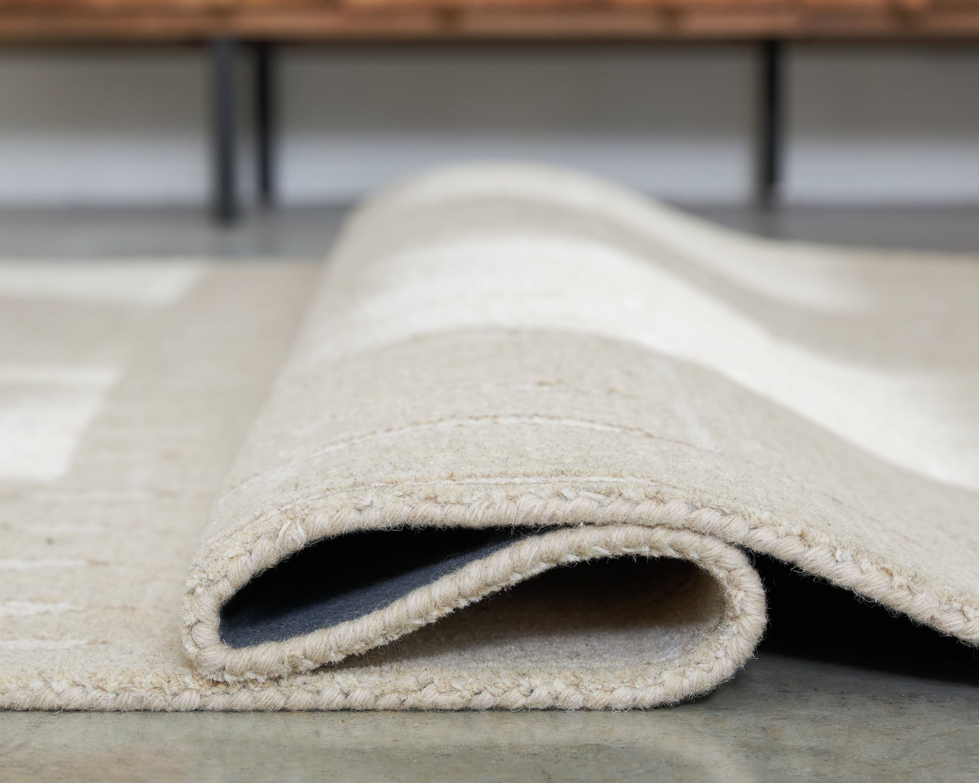 Wolbert Tan/Ivory Medium Rug- Viva Furn