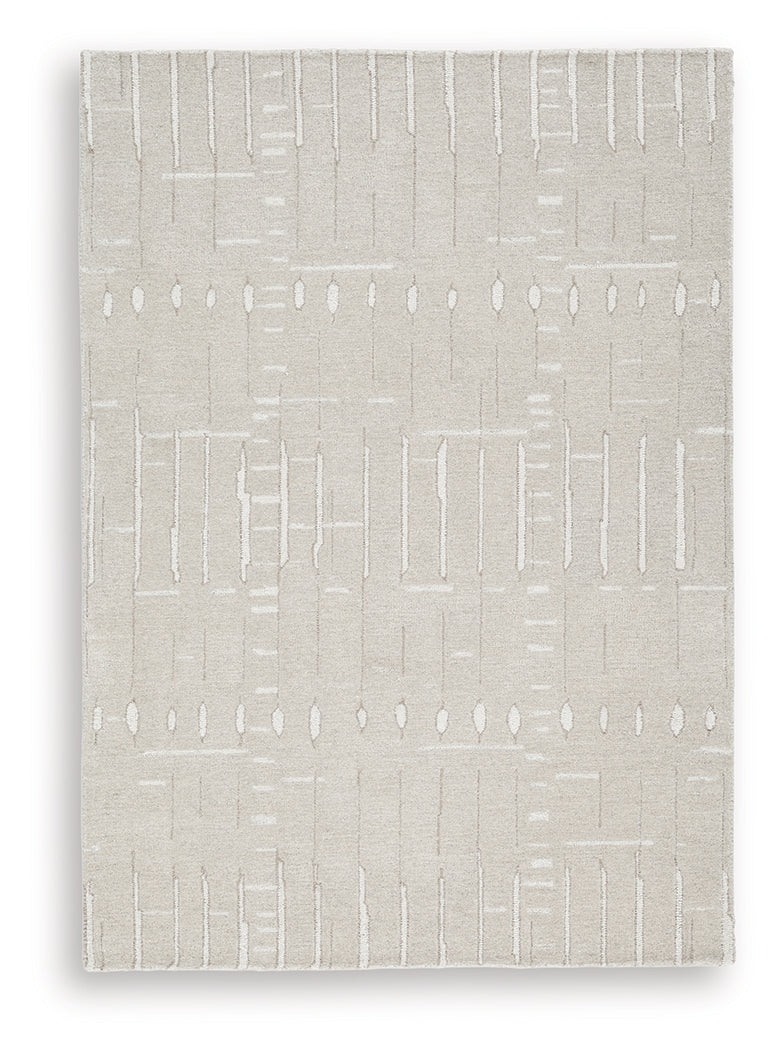 Wolbert Tan/Ivory Medium Rug- Viva Furn