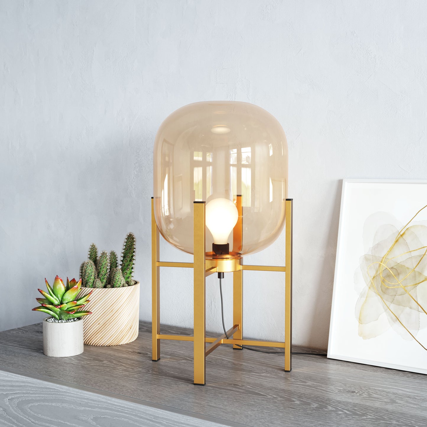 Wonderwall Gold Table Lamp - Ornate Home