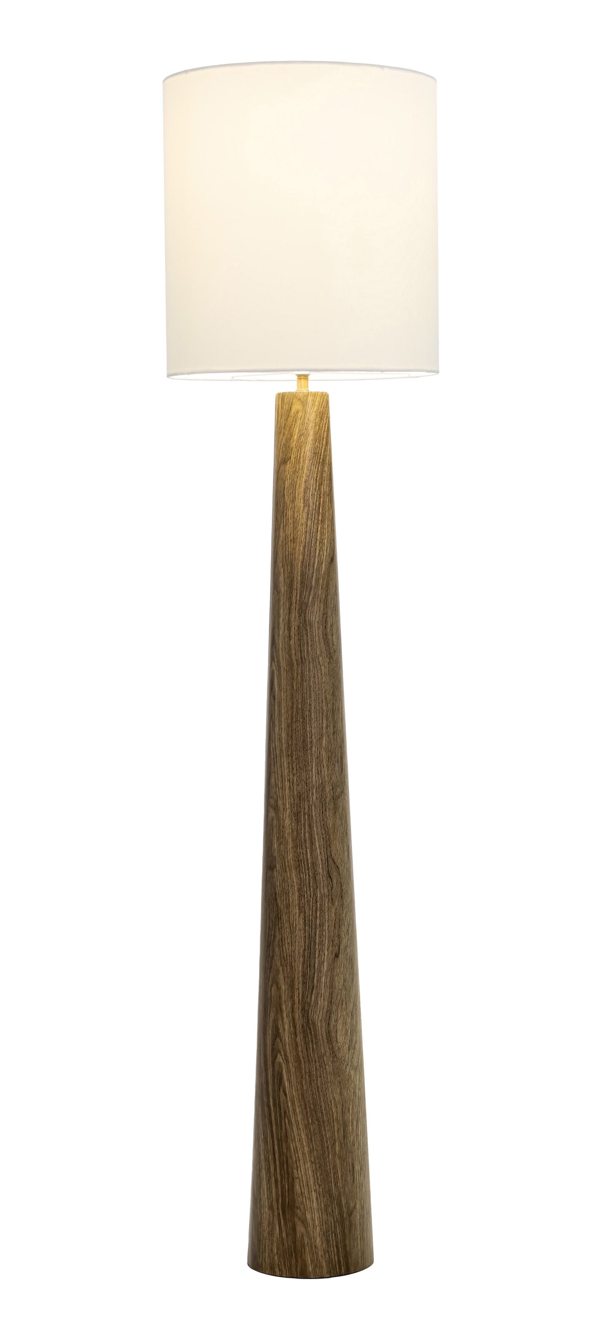 Woonari Brown Solar Floor Lamp - Ornate Home