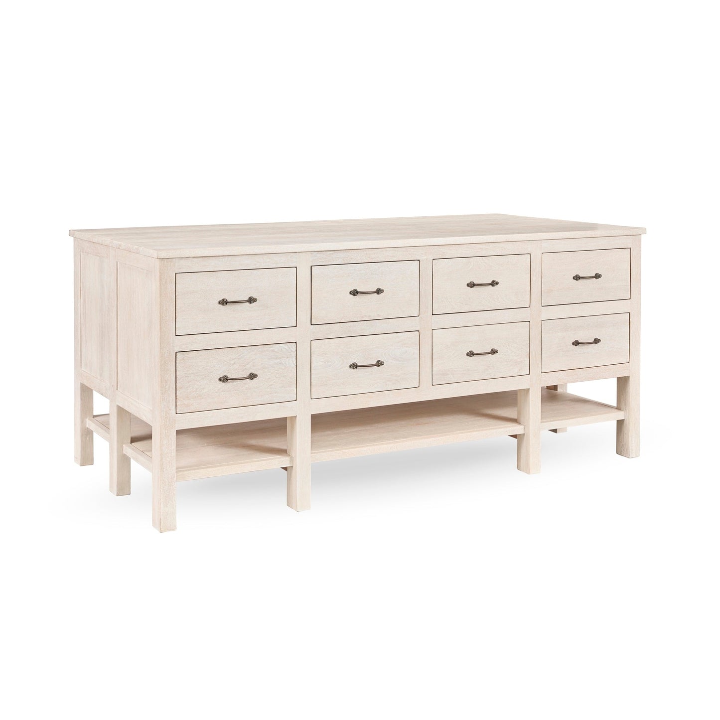 Workstation Creamwood Cabinet - Ornate Home