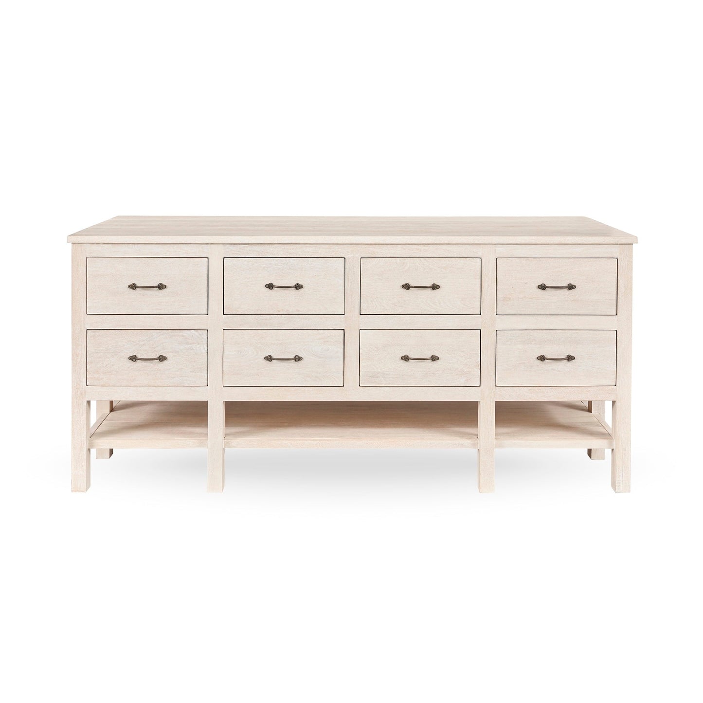 Workstation Creamwood Cabinet - Ornate Home