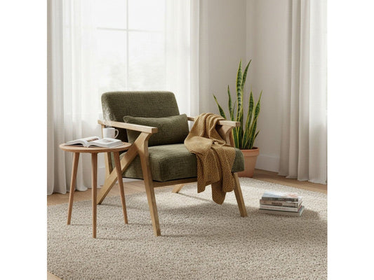 Wren Green/Brown Accent Chair - Ornate Home
