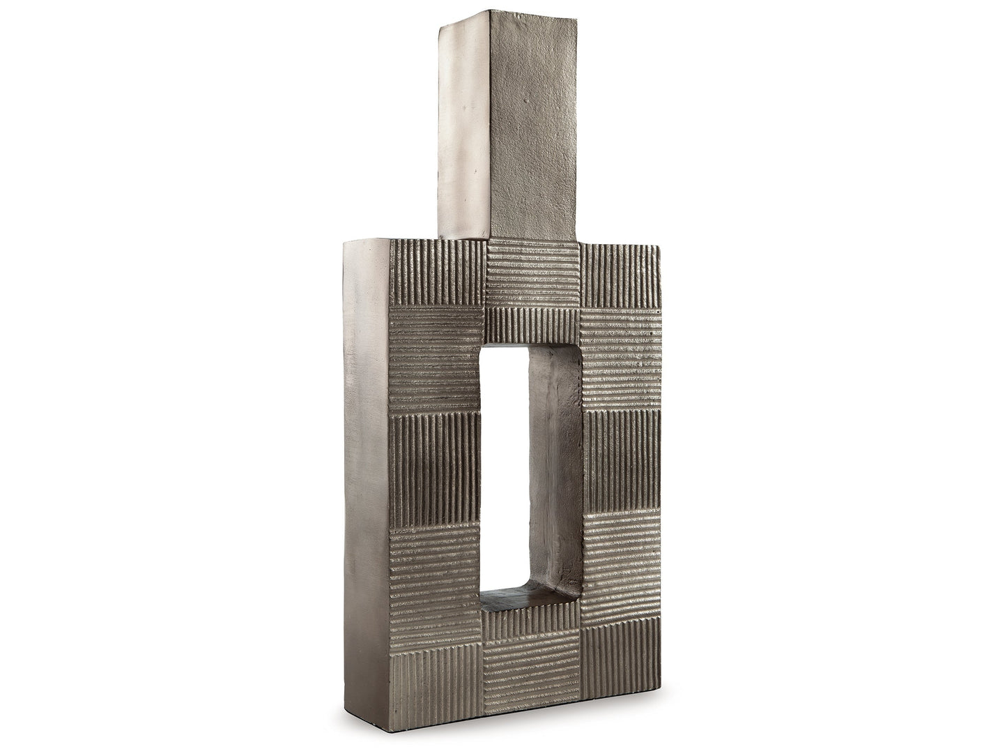 Wrengrove Antique Nickel Finish Vase- Viva Furn